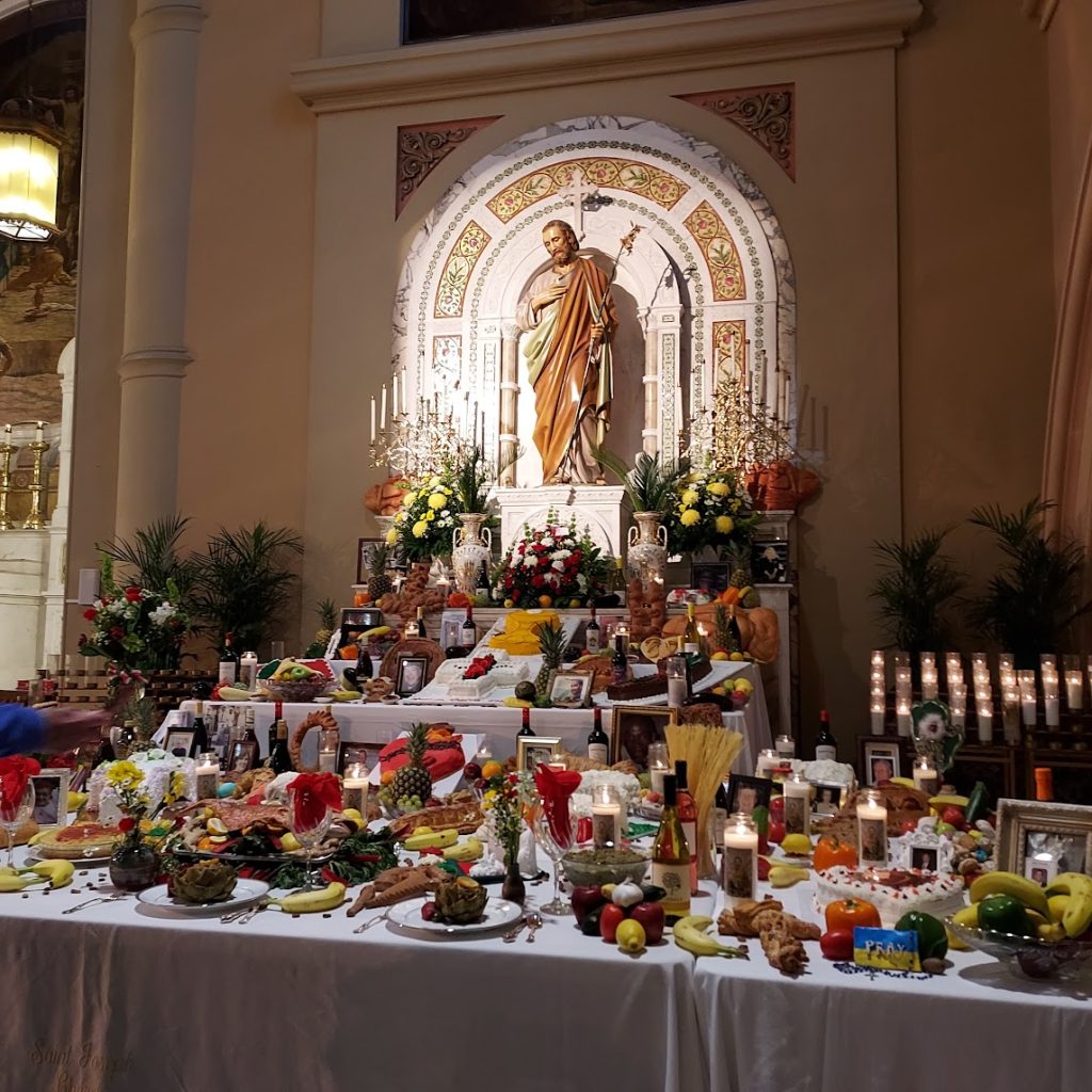 Saint Joseph’s Day altar in New Orleans in 2022.