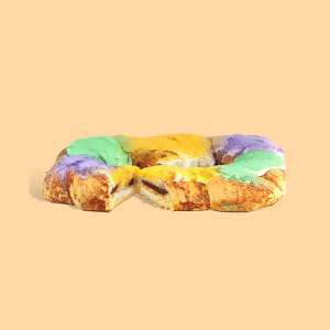 Chocolate Cream Cheese King Cake