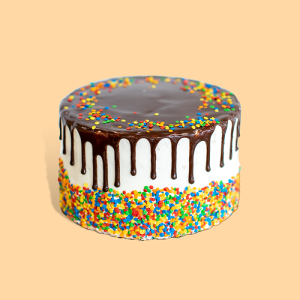 Chocolate Drip Birthday Cake