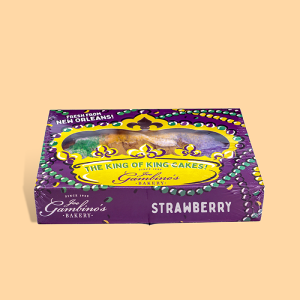 Strawberry Filled King Cake