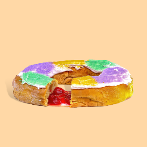 Strawberry Filled King Cake